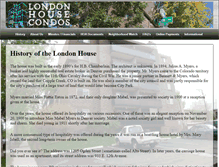 Tablet Screenshot of londonhousehoa.com